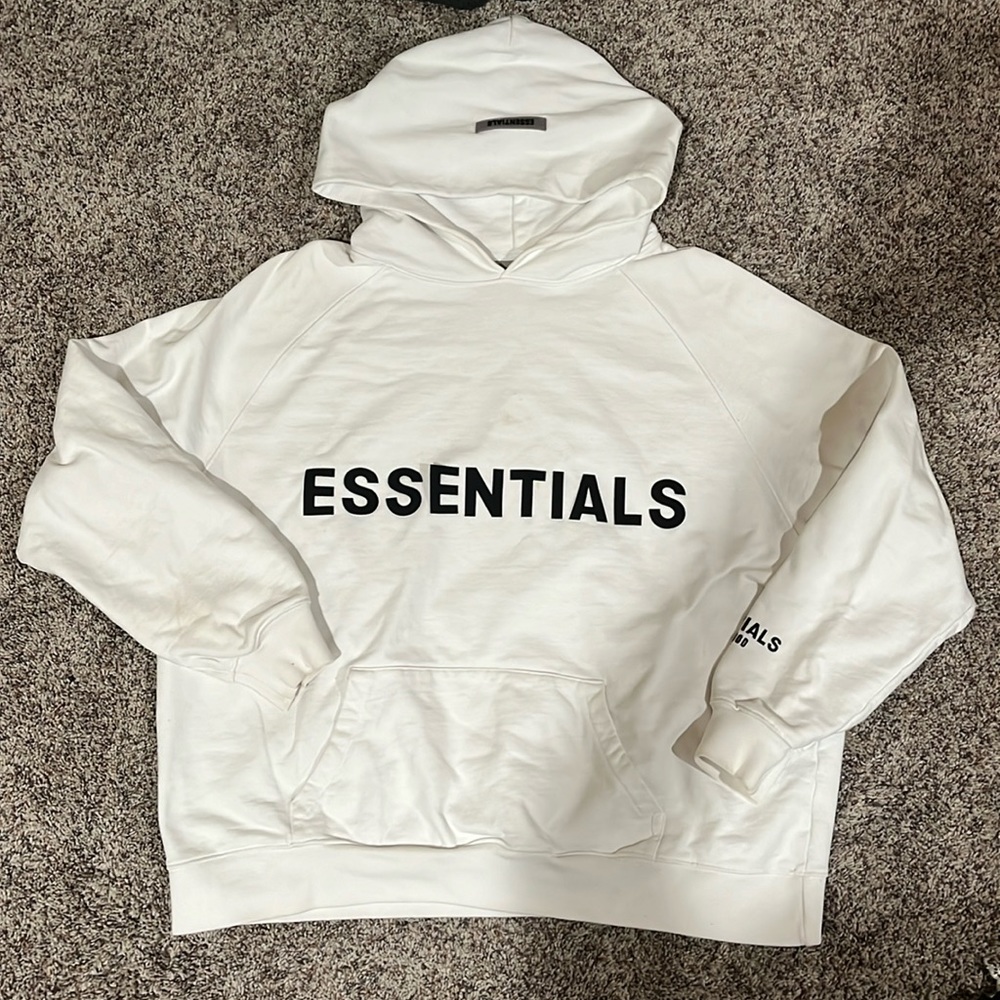 ESSENTIALS white hoodie